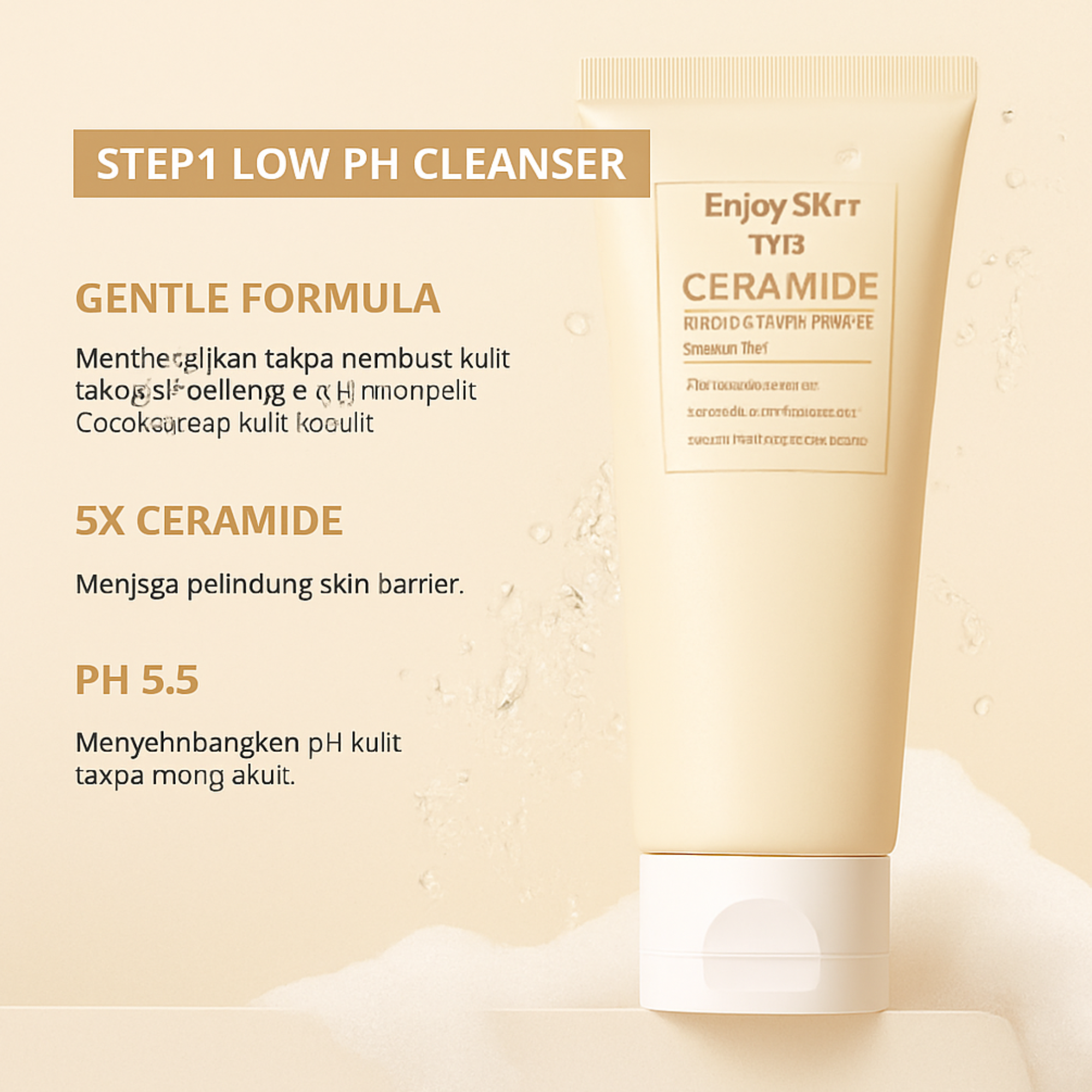 Damaged Skin Barrier? This 5X Ceramide Cleanser Repairs While You Wash