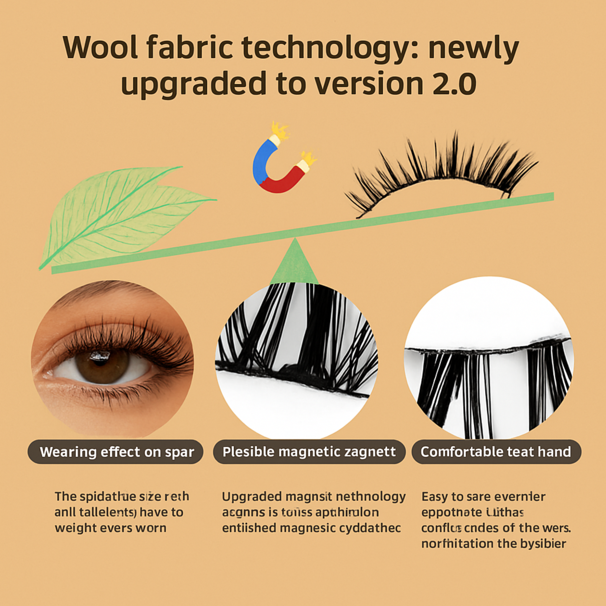 Magnetic Attachment Eyelash Set
