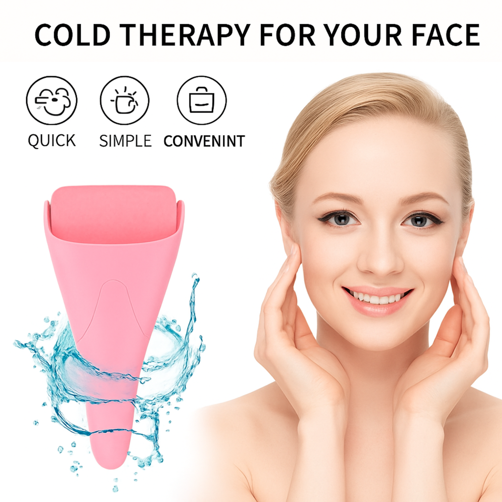 Ice Roller Face Massager - Depuff & Sculpt in 60 Seconds