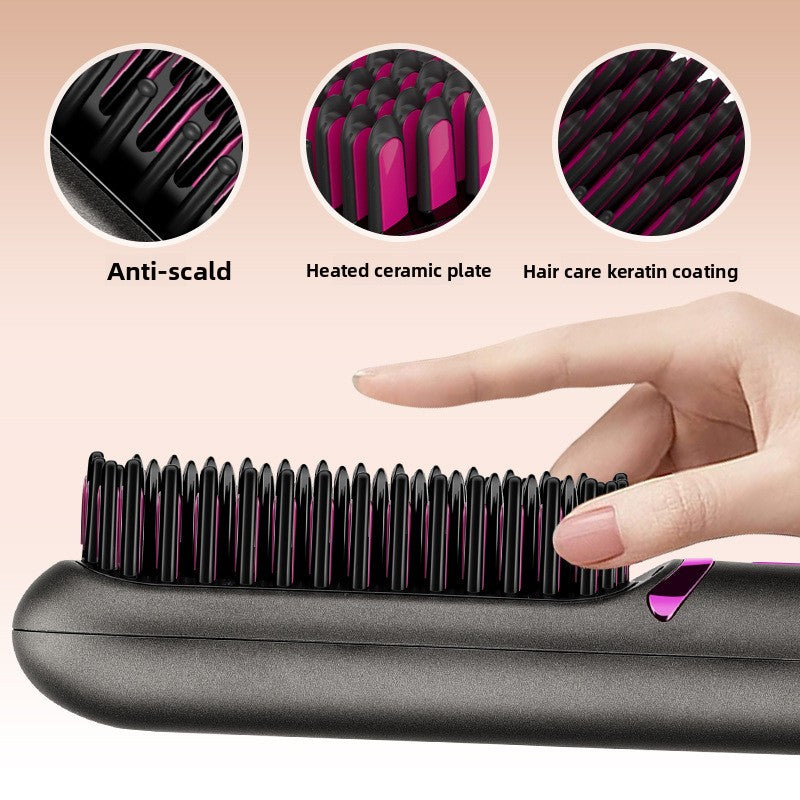 Ceramic Hair Straightener and Curler Dual Styling Tool