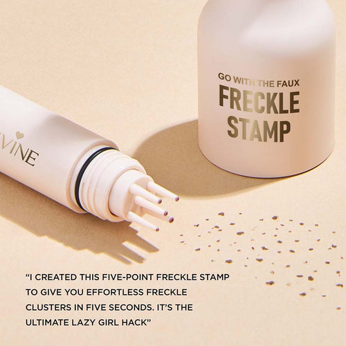 Can't Draw Perfect Freckles? This Waterproof Stamp Does It in Seconds
