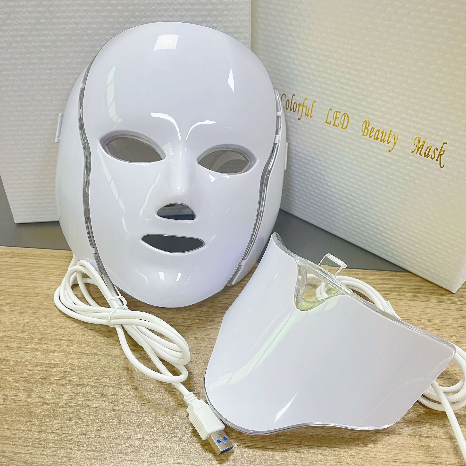 LED Light Therapy Face Mask - Professional Skin Rejuvenation at Home