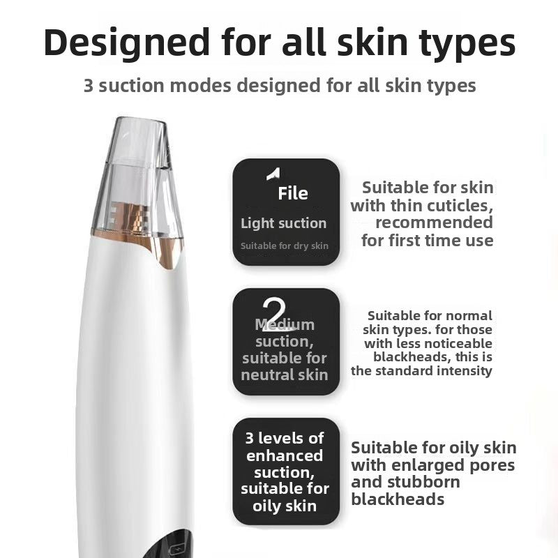 Ultrasonic Skin Scraper Blackhead Remover Beauty Device