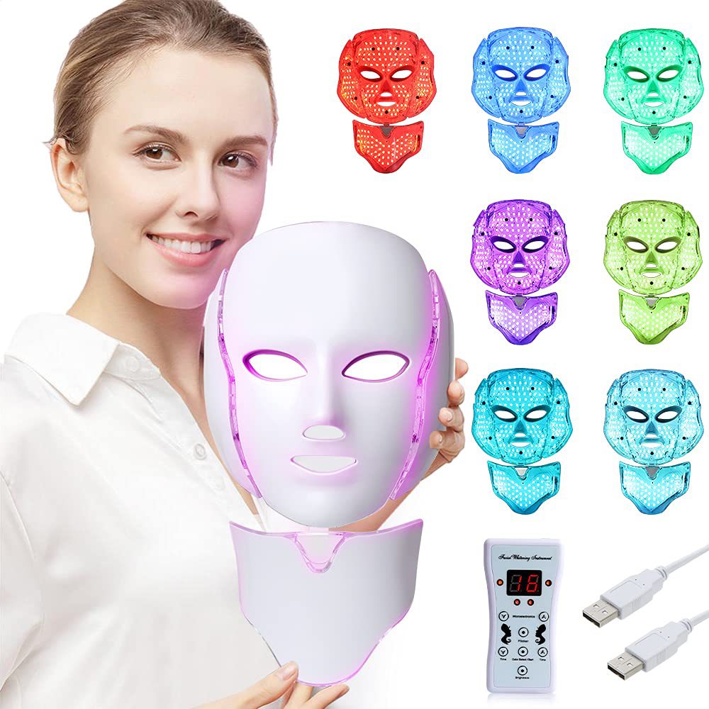 LED Light Therapy Face Mask - Professional Skin Rejuvenation at Home